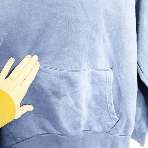 SUSPICIOUS ANTWERP The Vintage Hoodie Botanica midnight navy blue LE Medium - Picture 3 of 10